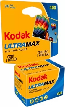 Kodak Ultra Max 400/36 цветная пленка тип 135