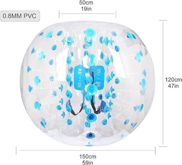 BUMPER Bubble Ball 1,5 м надувна куля для зіткнення