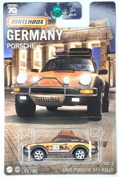 MATCHBOX GERMANY 1985 PORSCHE 911 RALLY НОВЫЙ