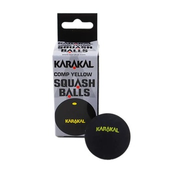 Мячи для сквоша Karakal Comp Yellow Dot 12 шт. black OS