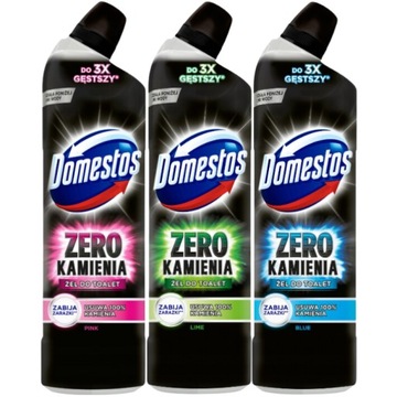 Domestos Zero Каменный гель для чистки туалета 2,25 л