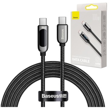 BASEUS телефон кабель шнур 2x USB Тип C QUICK CHARGE 4.0 100W 2M