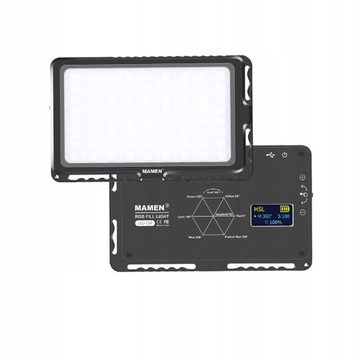 MAMEN LED-72r Compact RGB Color video light