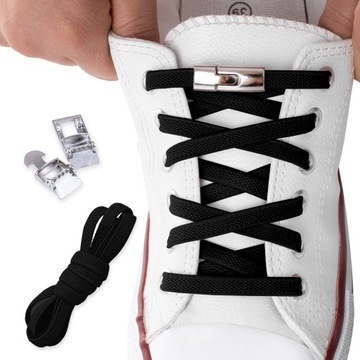 Треккинговые шнурки для обуви без завязывания эластичные прочные Sulpo 100 см
