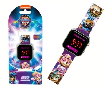Світлодіодні цифрові наручні годинники PAW PATROL з календарем для дітей