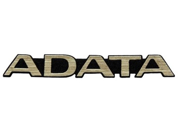 Наклейка емблема ADATA злотий 40x6 мм