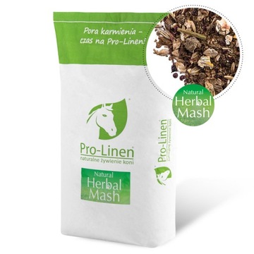 PRO-LINEN Natural Herbal Mash Mesh для коней 15 кг