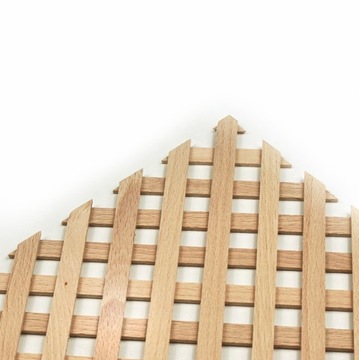Декоративная деревянная мебельная решетка из бука 120x70