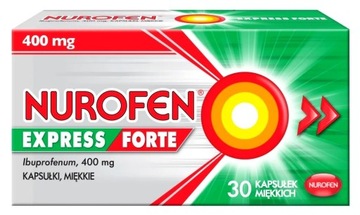 Нурофен Експрес Форте Ібупрофен 400 мг 30 капсул