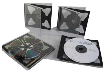 Коробки для компакт-дисков X 2 стандартные черные 20 шт