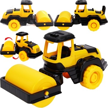 Трактор дорожный каток авто строительство для детей