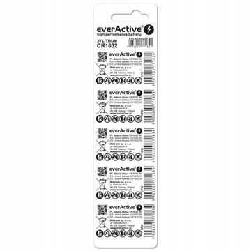 EVERACTIVE CR1632 літієва батарея блістер (5шт)