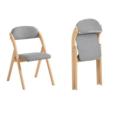 SoBuy обідній стілець складаний дерев'яний подушка офісне крісло FST92-N