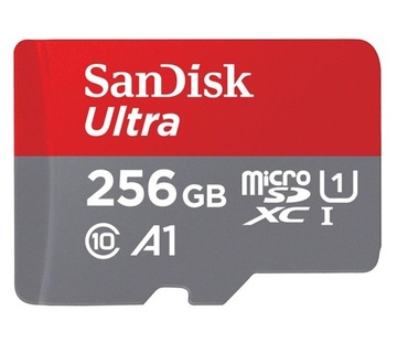 Карта памяти SanDisk 256 ГБ microSDXC Ultra A1 C10 UHS-и U1