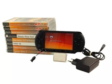 Консоль PSP STREET (E1004) + 8 игр MEGA Kit