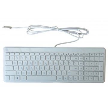 Ультратонкая клавиатура для домашнего офиса HP 853236 белая