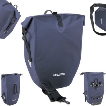 Veloxo Adventure Pro 25 сумка для багажника ліва або права 25L Blue