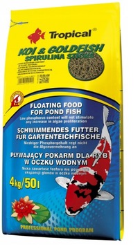 Продукты питания Tropical Koi Spirulina Sticks 4 кг