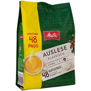 Pady MELITTA AUSLESE KLASSISCH SENSEO 48 штук + videobook безкоштовно