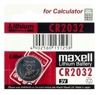 Литиевая батарея CR2032 3V Maxell