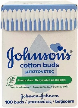 Из Германии Johnson's Baby Cotton Buds 100 шт.