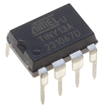 Мікроконтролер ATtiny13A-PU DIP8, 8-bit, 1KB, AVR-новий ATTINY13
