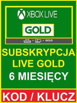 Xbox Live Gold 6 місяців півроку один код