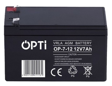 AGM необслуговуваний акумулятор для UPS 12V 7Ah новий