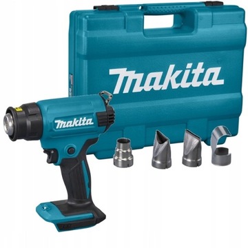 Тепловая пушка с 4 наконечниками 18v Li-Ion Makita DHG180ZK