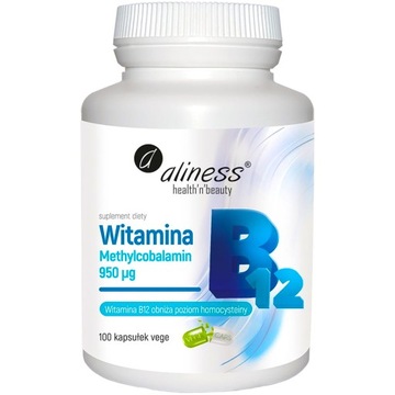 Aliness / витамин B12 Methylcobalamin 900μg / 100kap