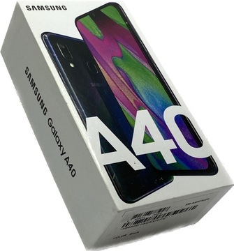 Samsung Galaxy A40 4 / 64GB Dual Sim A405fn / DS Black