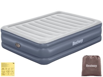 Двомісний надувний матрац ліжко з насосом 230v Bestway 6713i модель 2024