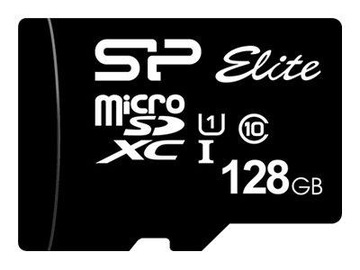 SILICON POWER Micro SDXC карта памяти 128GB Class 10 Elite UHS-1 +Адаптер
