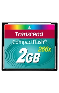 Карта памяти CompactFlash 2GB Transcend 266X TS2GCF266