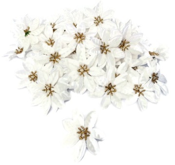 Віфлеємська зірка голови 60 шт. штучні квіти