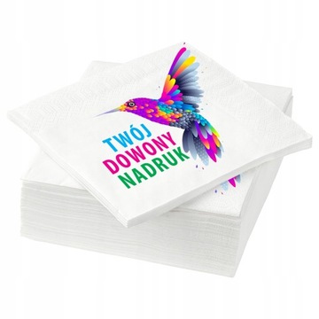 Персонализированные салфетки с вашим собственным дизайном логотипа компании 50шт