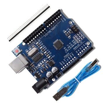 Модуль ATMEGA328 сумісний з Arduino UNO + USB-кабель CH340 AVR EDU Uno R3