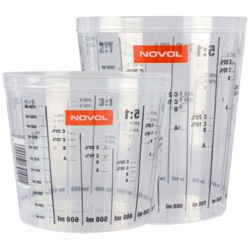 Novol 2,3 л градуйований лакофарбовий стакан