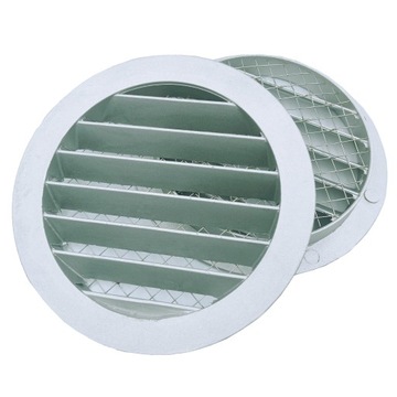 Вентиляционная решетка ELC fi 315 мм алюминиевая круглая с сеткой