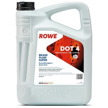 ROWE BRAKE FLUID SUPER DOT 4 ТОРМОЗНАЯ ЖИДКОСТЬ 5Л