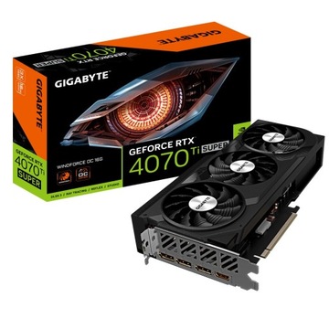 Видеокарта Gigabyte RTX 4070 Ti SUPER WINDFORCE OC 16G GDDR6X 256bit