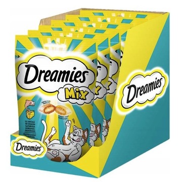 Dreamies Mix ласощі з сиром і лососем зі смаком кішки 6x60 г