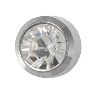 Studex сережки для пірсингу вух Діамантова оправа повна Срібна R204W