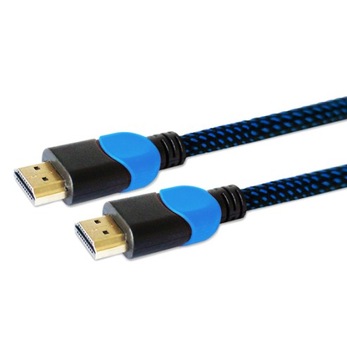 Кабель HDMI 2.0 Savio GCL-02 1,8 м синьо-чорний