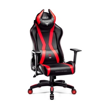 Игровой стул Diablo X-Horn 2.0 Normal Size черный и красный