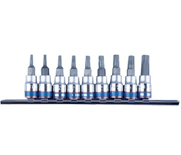 Набір торцевих головок 1/4 " TORX 9 шт T8-T40 2109PR KING TONY