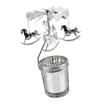 Romantic Rotating Candle Holder Candlestick for