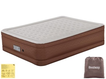 Двомісний надувний матрац ліжко з насосом 230v Bestway 69037 модель 2024