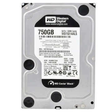Диск WD 750gb WD7501AALS 7,2 K 32MB Sata II 3,5"