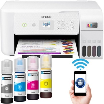Многофункциональный принтер Epson L3266 / ET-2826 WiFi EcoTank заправляемые чернила